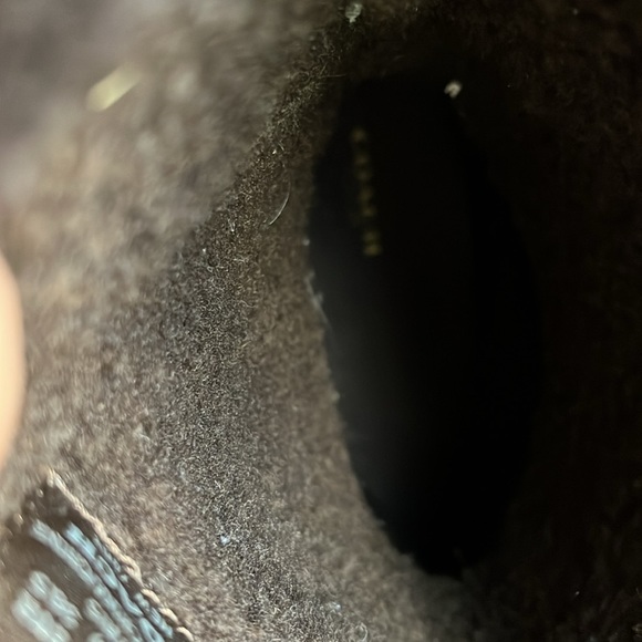 COACH SHERMAN SIGNATURE MID FLEECE SUEDE BOOTS 8.5 - Picture 8 of 8